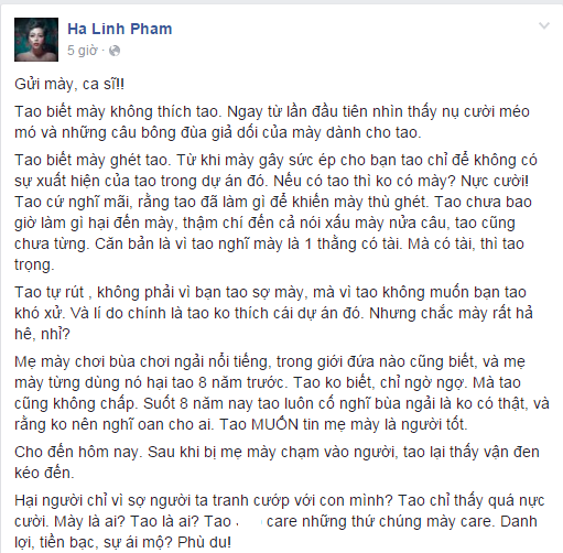 Khiếp sợ vụ Hà Linh tố 2 mẹ con nam ca sĩ dùng bùa ngải hãm hại - Ảnh 1.