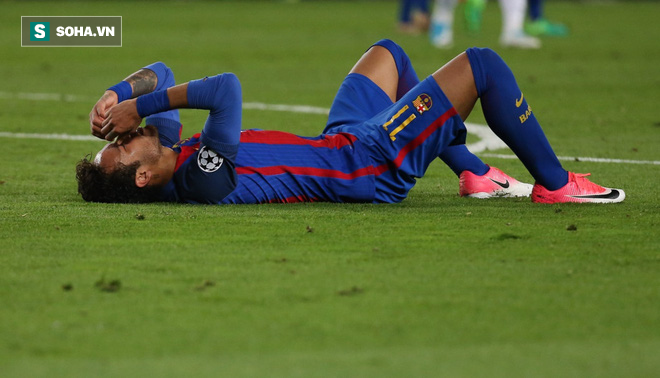 Neymar khóc không dừng được, đối thủ cũng phải ra an ủi - Ảnh 1.