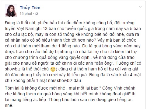 Bức xúc trào dâng, Thủy Tiên dùng từ thối nát để ám chỉ QBV Việt Nam - Ảnh 1.