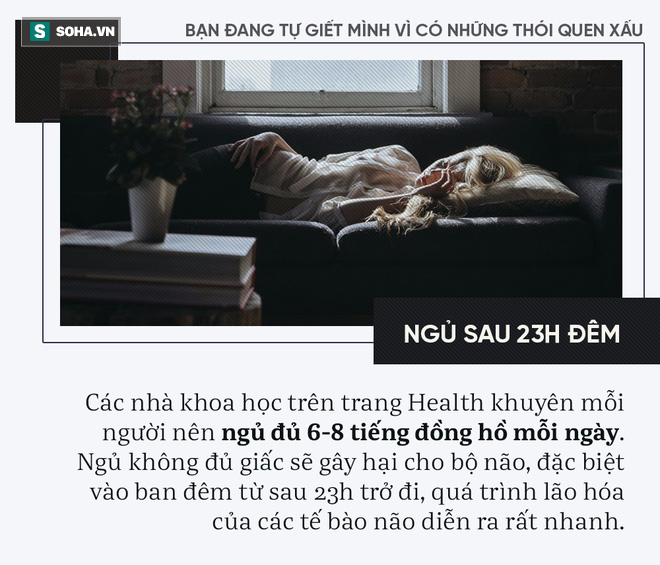 Bạn đang tự giết chết mình vì 10 thói quen xấu sau đây - Ảnh 1.