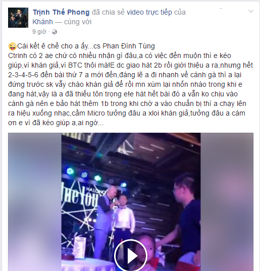 [Video] Phan Đinh Tùng đối xử thiếu tôn trọng với đàn em? - Ảnh 5.