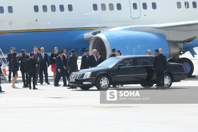 Mật vụ Mỹ và chó nghiệp vụ đã có mặt trong sân bay Đà Nẵng, sẵn sàng đón tổng thống Trump tới APEC - Ảnh 1.