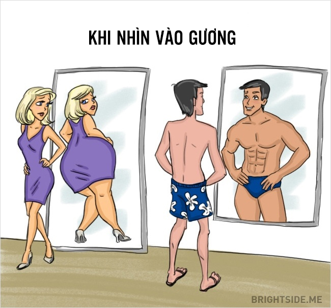 Sự khác nhau giữa đàn ông và phụ nữ trong cuộc sống khiến nhiều người thích thú - Ảnh 2.