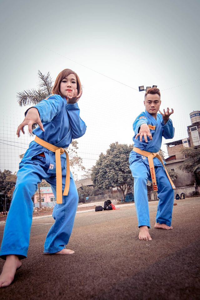 Bộ đôi HLV vovinam thực hiện bộ ảnh cưới độc đáo, chờ ngày hai ta về một nhà - Ảnh 7.