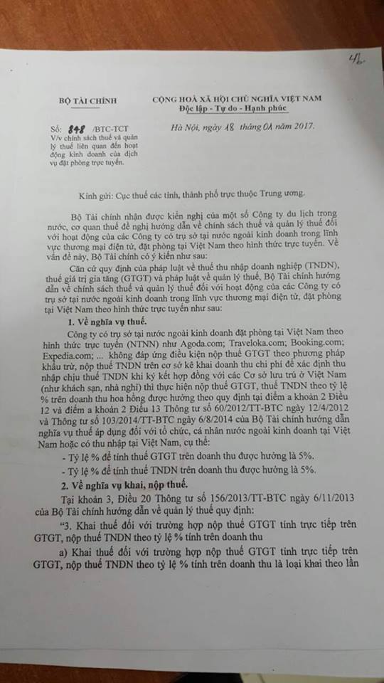 Sau vụ kiện của Vntrip, Agoda sẽ bị đánh thuế ở Việt Nam - Ảnh 1.