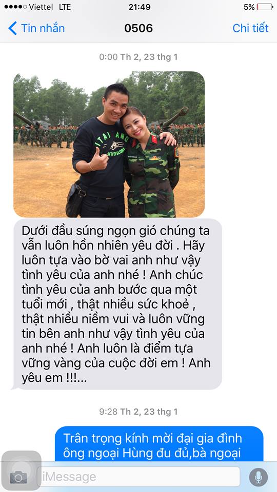 Đọc tin nhắn của bạn trai MC Hoàng Linh, nhiều chị em phụ nữ phải ghen tỵ  - Ảnh 2.
