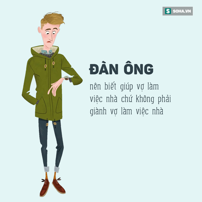 Làm đàn ông thì đừng ham việc nhà, vợ không tự hào đâu! - Ảnh 3.