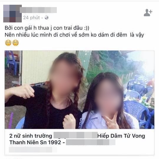 Thiếu nữ bị vu khống hiếp dâm bạn nam đến chết: Nghi ngờ một người phát tán thông tin - Ảnh 1.