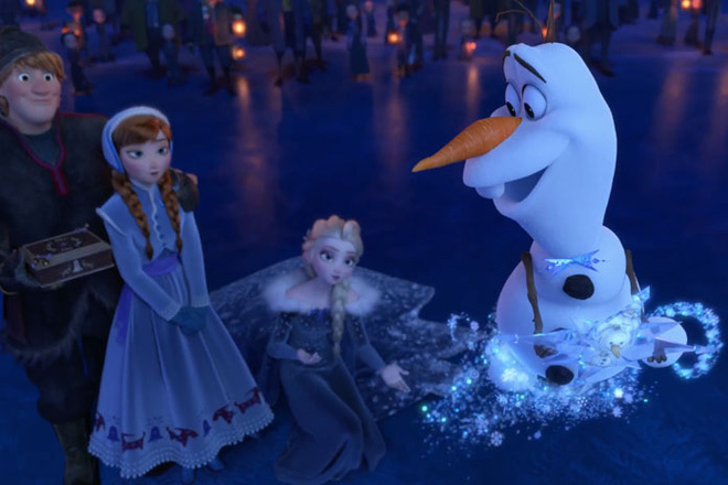 Frozen 2: Người tuyết dễ thương Olaf và chú tuần lộc Sven hội ngộ mùa Giáng sinh - Ảnh 2.