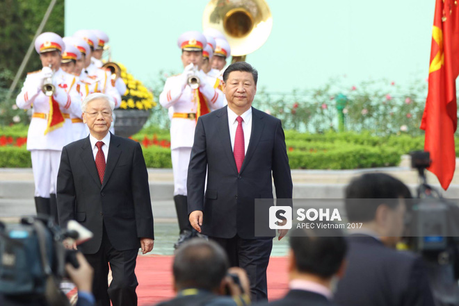 Tiếng đại bác vang lên trong Lễ đón chính thức Chủ tịch Trung Quốc Tập Cận Bình - Ảnh 2.