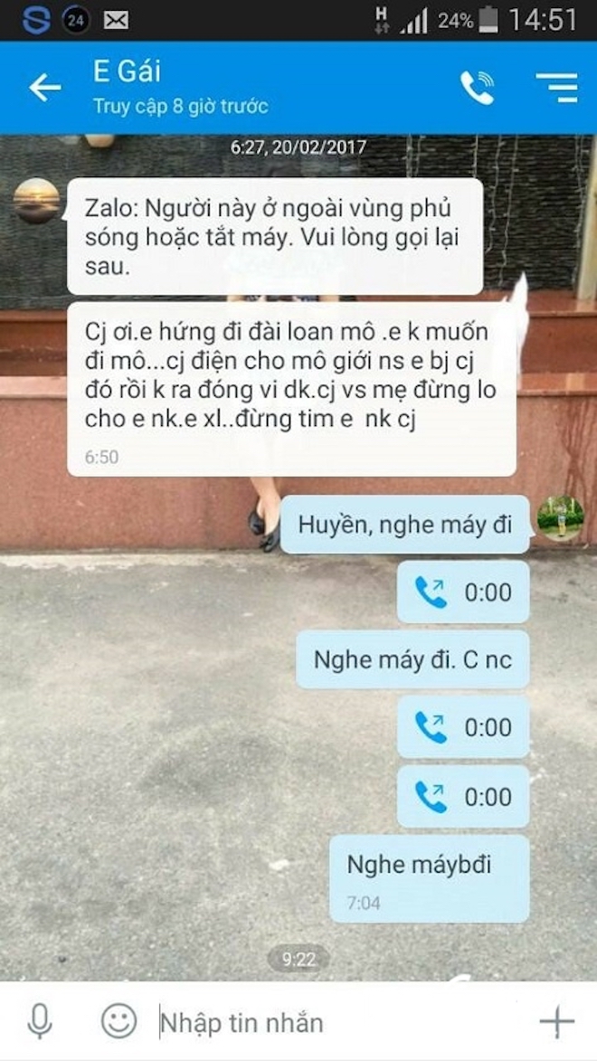 Vụ cô gái mất liên lạc: Cuộc điện thoại ngắn ngủi gọi về dặn đừng tìm kiếm - Ảnh 2.