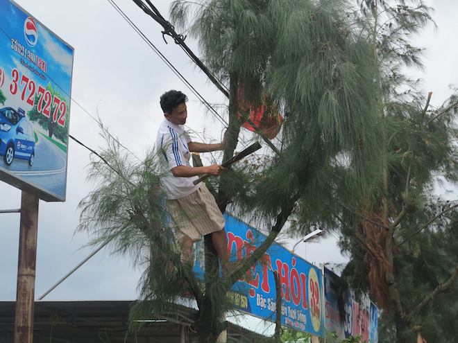 Hà Tĩnh: Di dời hơn 1000 dân trước giờ bão Talas vào đất liền - Ảnh 5.