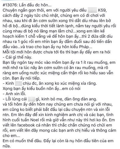 Chàng trai dở khóc dở cười khi hôn kiểu Pháp lại bị dính... rau muống khiến bạn gái nổi giận! - Ảnh 2.