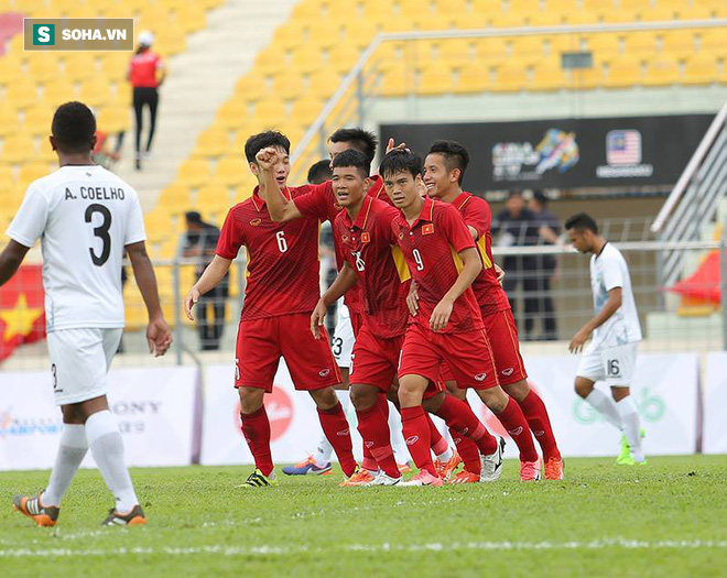Sao U20 bùng nổ, cơn lốc đỏ Việt Nam cuốn bay Timor Leste - Ảnh 3.