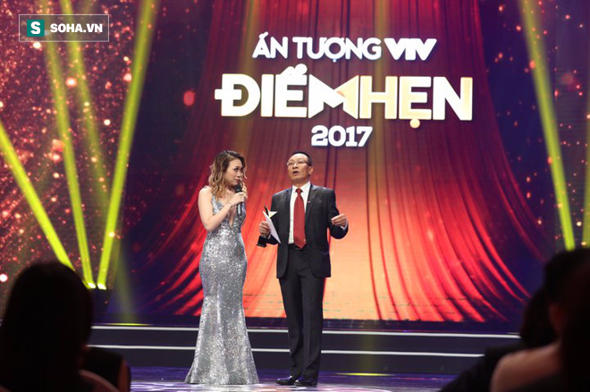 VTV Awards 2017: Bảo Thanh và chồng có cử chỉ thân mật khi vừa nhận giải Nữ diễn viên ấn tượng - Ảnh 6.