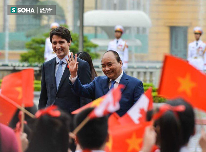 Những hình ảnh đầu tiên của Thủ tướng Canada Justin Trudeau ở Hà Nội - Ảnh 6.