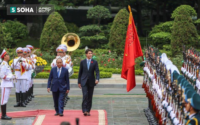 Những hình ảnh đầu tiên của Thủ tướng Canada Justin Trudeau ở Hà Nội - Ảnh 5.