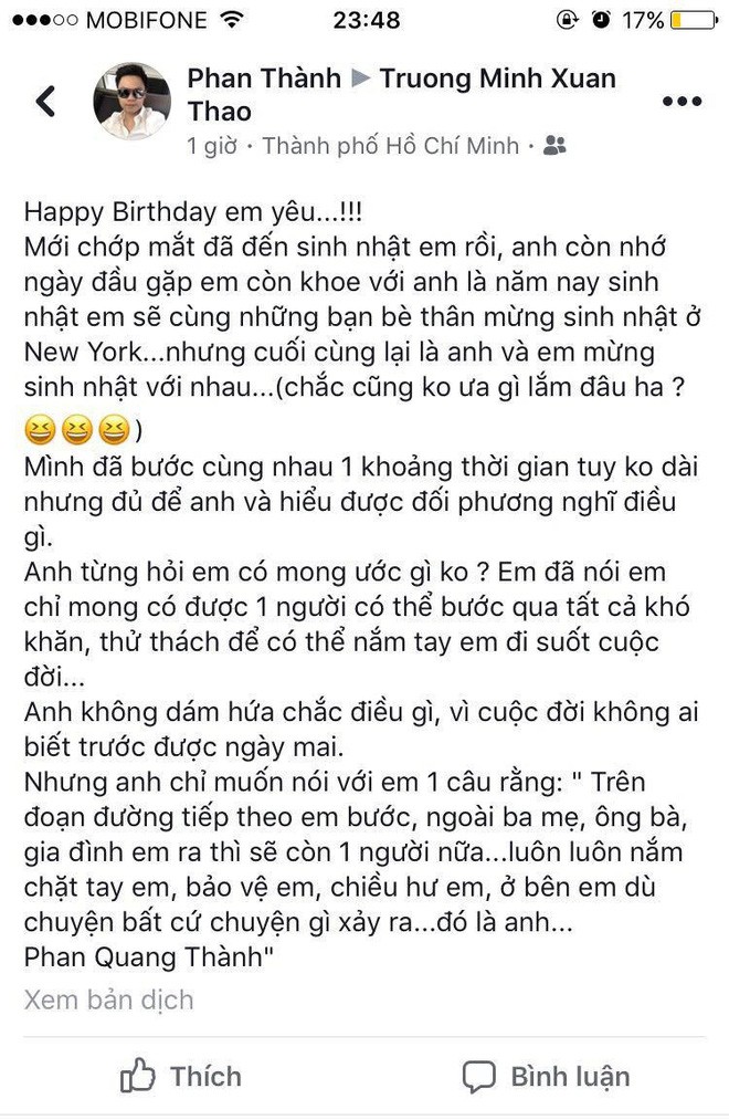 Tình cũ Midu công khai người yêu mới: Ở bên em dù bất cứ chuyện gì xảy ra, đó là anh - Ảnh 1.