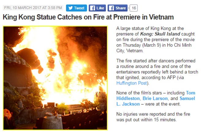 Báo nước ngoài đưa tin về vụ cháy sân khấu họp báo Kong ở Việt Nam - Ảnh 5.