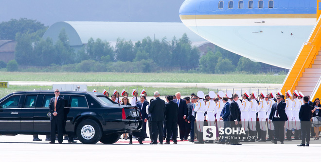 Tổng thống Donald Trump tới Cung Ariyana, phát biểu tại APEC CEO Summit - Ảnh 6.