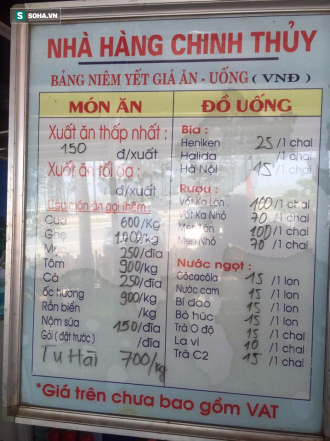 Nhà hàng ở Sầm Sơn nói về việc bị tố chặt chém giá ghẹ 1 triệu đồng/kg - Ảnh 2.