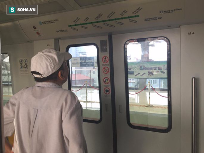 Cận cảnh nhà ga, tàu đường sắt trên cao Cát Linh - Hà Đông - Ảnh 16.