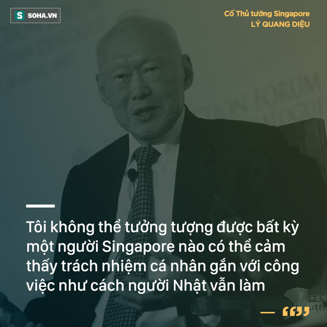 Cố Thủ tướng Lý Quang Diệu: Người Nhật làm việc như những con kiến, sống trong chuồng thỏ nhưng sản xuất những sản phẩm hoàn hảo nhất - Ảnh 3.