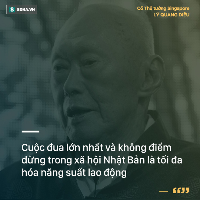 Cố Thủ tướng Lý Quang Diệu: Người Nhật làm việc như những con kiến, sống trong chuồng thỏ nhưng sản xuất những sản phẩm hoàn hảo nhất - Ảnh 1.