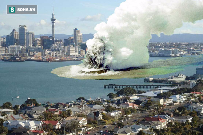 Cảnh tượng siêu núi lửa phát nổ, nhấn chìm cả thành phố xuống đại dương - Ảnh 1.