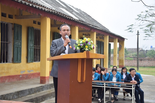 Thư viện vùng quê cho trường THCS An Châu - Thái Bình - Ảnh 8.