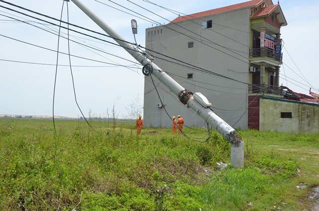 Bão số 10 gây ra thiệt hại rất lớn cho ngành điện - Ảnh 5.