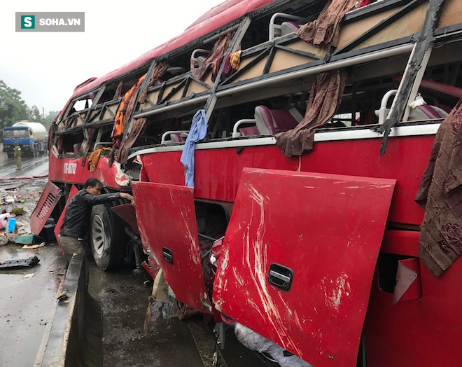Hiện trường vụ tai nạn khiến 2 người chết, 6 người bị thương ở Hà Tĩnh - Ảnh 10.