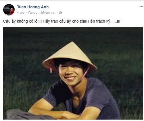 Sau màn căng thẳng của Bầu Đức, facebook HLV Hoàng Anh Tuấn tuyên bố bị hack - Ảnh 2.