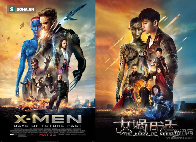 Những bộ phim Trung có poster bê nguyên xi từ Hollywood về  - Ảnh 1.