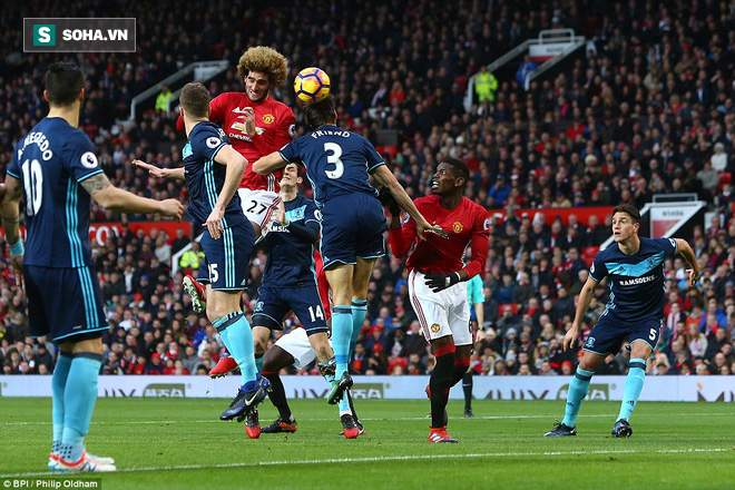 Khoe tài điều binh, Mourinho hoảng vía ngay trên Old Trafford - Ảnh 8.