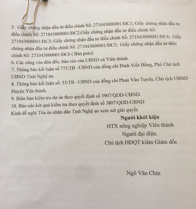 Dự án triệu đô bỏ dở, Hợp tác xã kiện công ty đòi nợ hơn 80 nghìn USD - Ảnh 5.