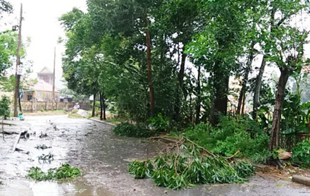 Quảng Bình: Một số nơi bị cô lập do bão số 4 - Ảnh 1.