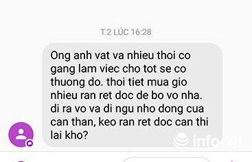 Một nhà báo ở Đà Nẵng trình báo bị kẻ lạ tạt luyn vào nhà, nhắn tin khủng bố - Ảnh 2.