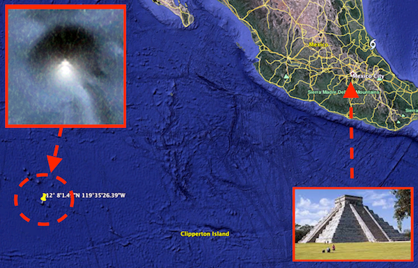Google Earth phát hiện ra kim tự tháp ngoài khơi bờ biển Mexico - Ảnh 1.