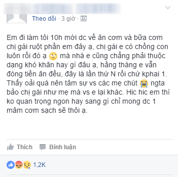 Bữa cơm thừa canh cặn chị chừa cho em gái khiến ai nhìn cũng chạnh lòng - Ảnh 2.