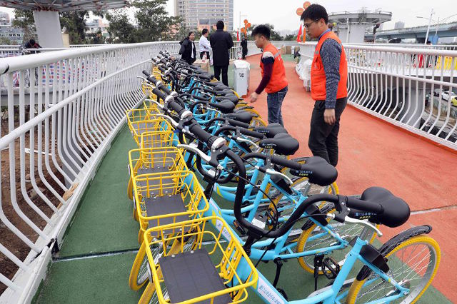 Trung Quốc khánh thành đường trên cao dài nhất thế giới dành cho xe đạp để tránh tắc đường - Ảnh 3.