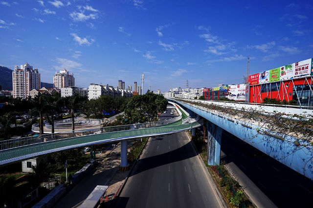 Trung Quốc khánh thành đường trên cao dài nhất thế giới dành cho xe đạp để tránh tắc đường - Ảnh 7.