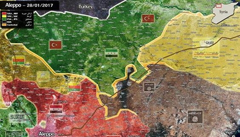 Syria chạy đua chiếm al-Bab với Thổ Nhĩ Kỳ và FSA - Ảnh 1.