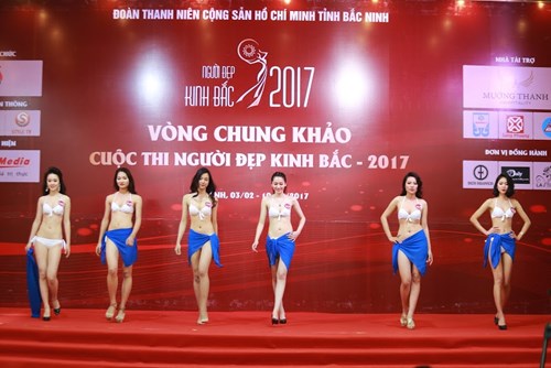 Ngắm dàn thí sinh “Người đẹp Kinh Bắc” trong trang phục bikini - Ảnh 1.