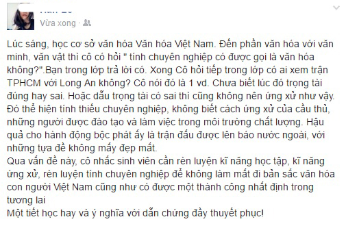 Trò hề của CLB Long An được đưa vào bài giảng ở trường Đại học - Ảnh 2.