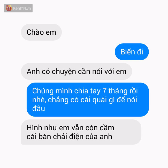 Loạt tin nhắn chứng minh: Người yêu cũ là một thứ gì đó rất... khó tả! - Ảnh 1.