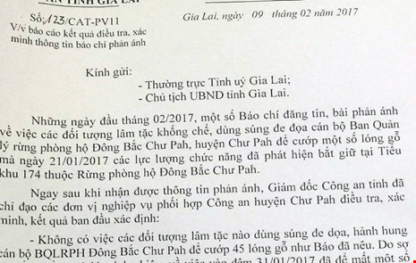 Kỷ luật 8 cán bộ bịa chuyện bị cướp gỗ - Ảnh 2.