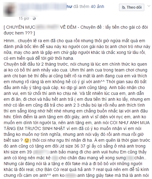 Chia tay, chàng trai đòi tiền, đòi luôn đôi giày đã tặng để “đi bán lại, lỗ cũng được!” - Ảnh 1.