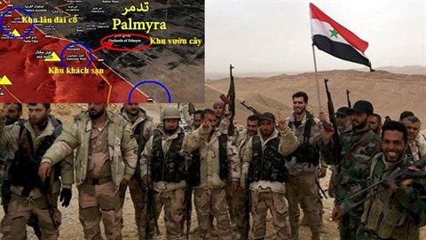SAA dồn IS vào cái túi Palmyra, chuẩn bị tổng tấn công - Ảnh 1.