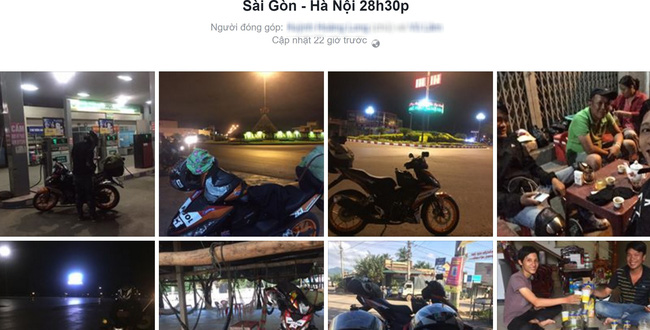 Sau 40 tiếng, lại thêm vụ phượt xe máy từ Sài Gòn ra Hà Nội trong 28 tiếng - Ảnh 2.